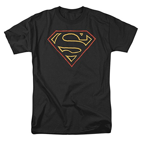 Superman   Colored Shield T Shirt Size S