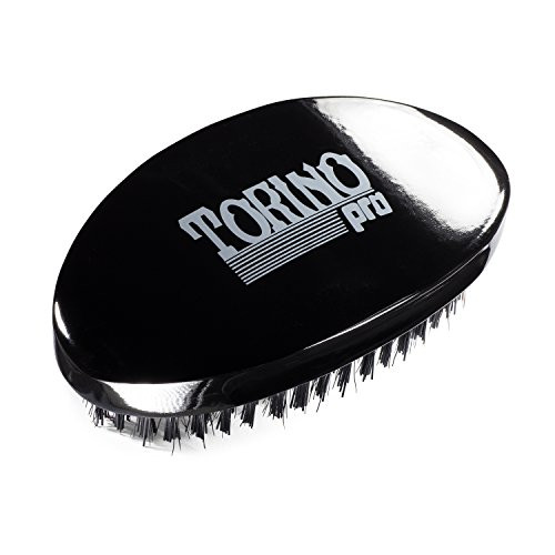 Torino Pro Wave brush by Brush King 480    updated  Hard Curve Palm Wave Brush with Reinforced Boar   Nylon Bristles   Great for Wolfing  Great 360 waves curve brush