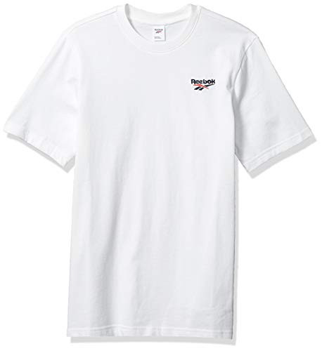 Reebok Classic Small Vector Tee  White  XX Large