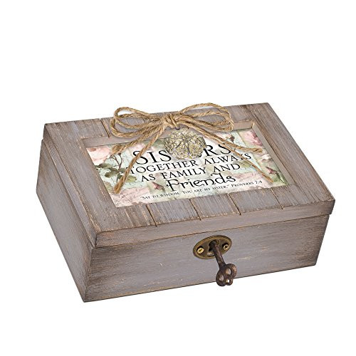 Cottage Garden Sisters Together Always Friends Grey Locket Petite Music Box Plays How Great Thou Art Cottage Garden Sisters Together Always Friends Grey Locket Petite Music Box Plays How Great Thou Art