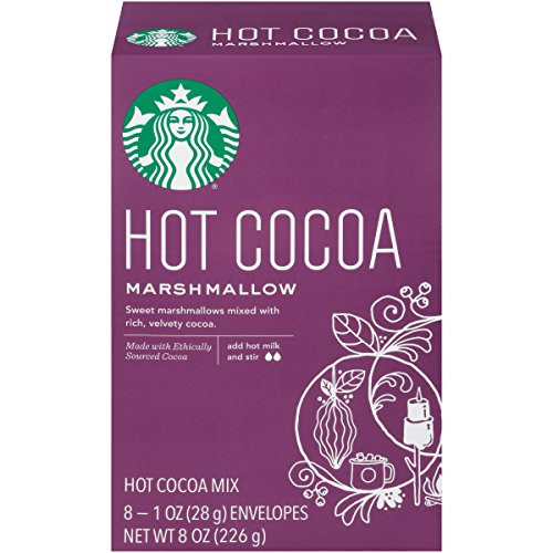 Starbucks Marshmallow Hot Cocoa Mix  1 Ounce Packets  8 Count  Pack of 3