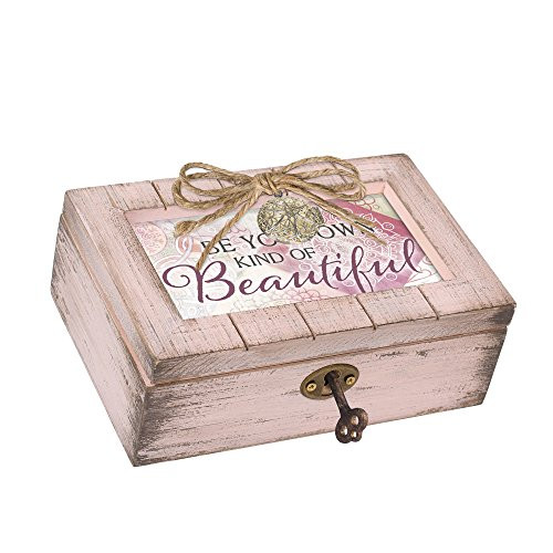 Cottage Garden Be Kind of Beautiful Blush Pink Distressed Locket Petite Music Box Plays Wonderful World Cottage Garden Be Kind of Beautiful Blush Pink Distressed Locket Petite Music Box Plays Wonderful World