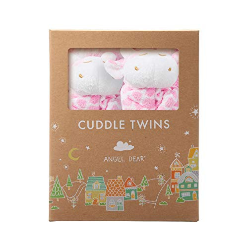 Angel Dear Cuddle Twin Set, Pink Giraffe