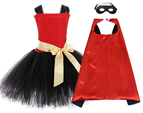 Girls Super Hero Incredibles Violet Costumes Halloween Supergirl Dress Outfits  Medium