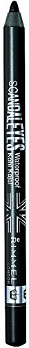 Rimmel London Scandal Eyes Waterproof Kohl Kajal Eyeliner  Black 0 04 oz  Pack of 4