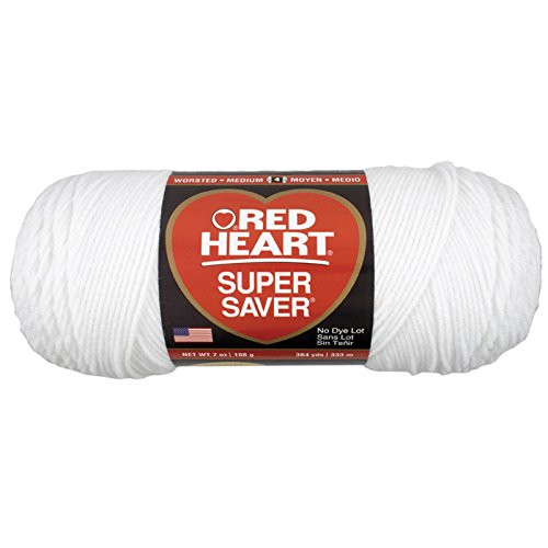 Red Heart E300 311 Red Heart Super Saver Yarn White Red Heart E300 311 Red Heart Super Saver Yarn White