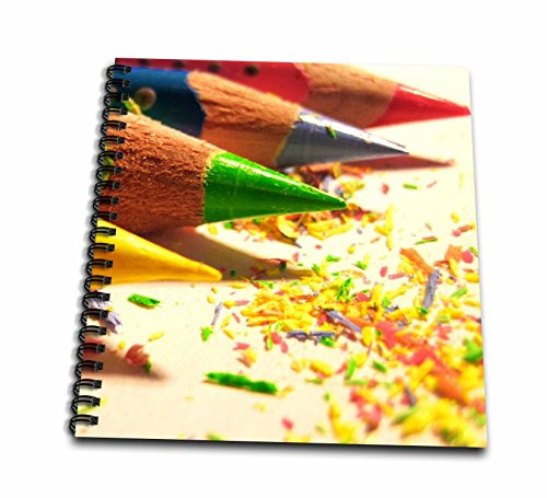3dRose db 23423 1 Colored Pencils Drawing Book  8 by 8 Inch