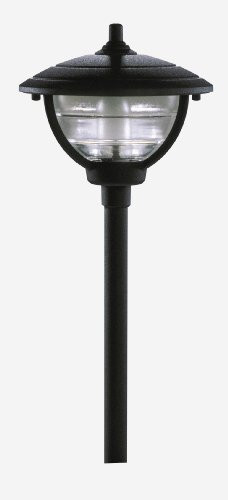 Paradise GL22788BK Low Voltage Cast Aluminum 10-Watt Halogen Palm Island Post Light, Black