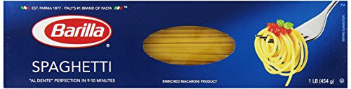 Barilla Spaghetti Pasta  1 Pound  Pack of 20