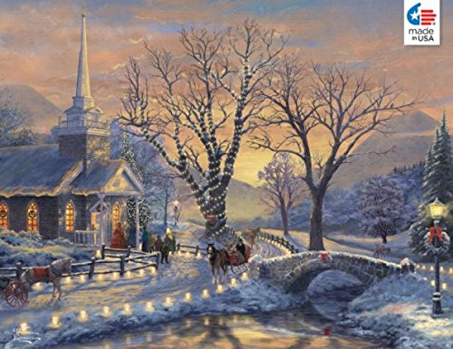 Ceaco Thomas Kinkade Holiday Evening Sleigh Ride Jigsaw Puzzle 1000 Pieces Ceaco Thomas Kinkade Holiday Evening Sleigh Ride Jigsaw Puzzle 1000 Pieces