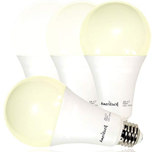 AmeriLuck 3 Way LED Light Bulb A21 50 100 150W Equivalent 3000K Warm White 4 Pack AmeriLuck 3 Way LED Light Bulb A21 50 100 150W Equivalent 3000K Warm White 4 Pack