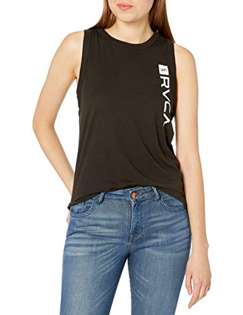 RVCA Sport Va Muscle Tank Top Black Small