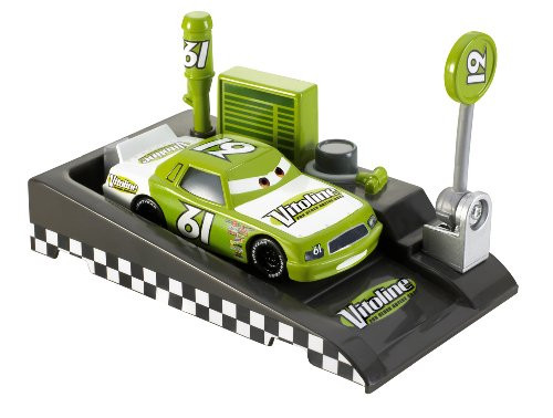 Disney Pixar Cars Race O Rama Pit Race Off Vitoline No  61 With Launcher