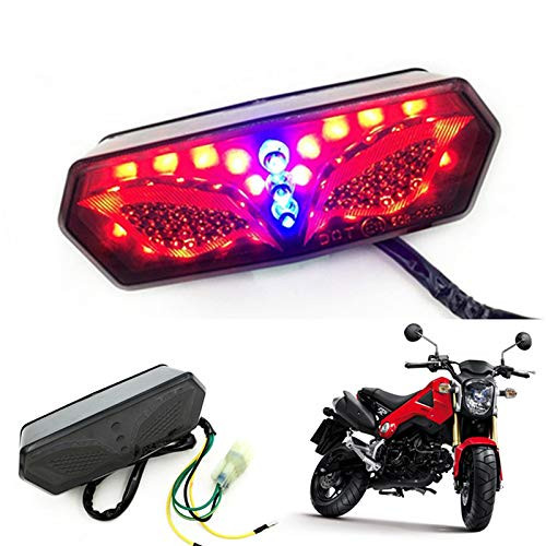 For Honda Grom MSX125 2013 2014 2015 2016 2017 Rear Tail Light Brake Turn Signals Integrated LED Light For Honda Grom MSX125 2013 2014 2015 2016 2017 Rear Tail Light Brake Turn Signals Integrated LED Light