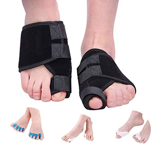Bunion Corrector Relief Kit Bunion Splint Big Toe Corrector Separators Spacers Toe Straightener Brace Straighteners Hammer Toe Hallux Valgus Toe Joint Pain Relief Aid for Men and Women Bunion Corrector Relief Kit Bunion Splint Big Toe Corrector Separators Spacers Toe Straightener Brace Straighteners Hammer Toe Hallux Valgus Toe Joint Pain Relief Aid for Men and Women