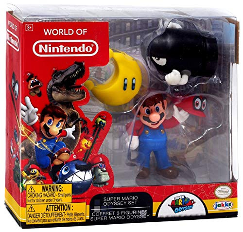 Jakk's World of Super Mario Odyssey Figure Set with Cappy Jakk's World of Super Mario Odyssey Figure Set with Cappy