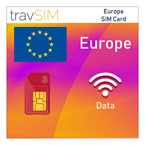 Prepaid Three UK SIM Card Europe   12GB 4G LTE Data  Unlimited Minutes   Unlimited Messages Valid 30 Days  Free Roaming in 71  Countries Including Germany Spain France Belgium