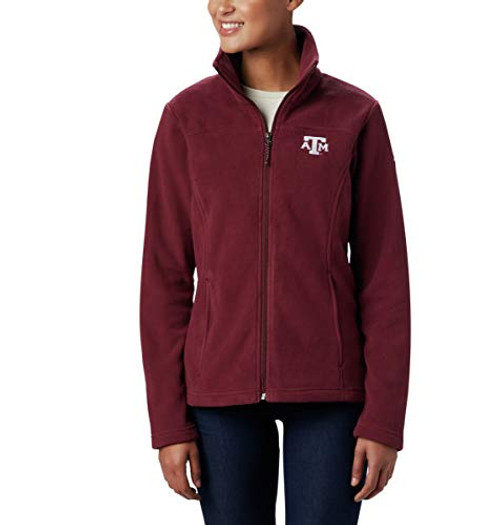 NCAA Texas A M Aggies Women s Collegiate Give and Go II Full Zip Fleece Jacket  3X Big  TAM   Deep Maroon NCAA Texas A M Aggies Women s Collegiate Give and Go II Full Zip Fleece Jacket  3X Big  TAM   Deep Maroon