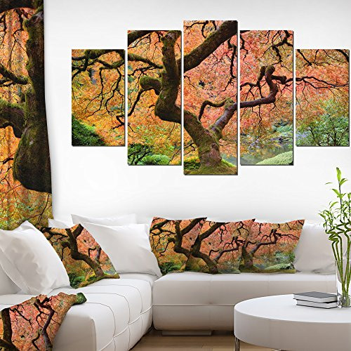 Autumn Maple Tree Landscape Photography on Canvas Art Wall Photgraphy Artwork Print