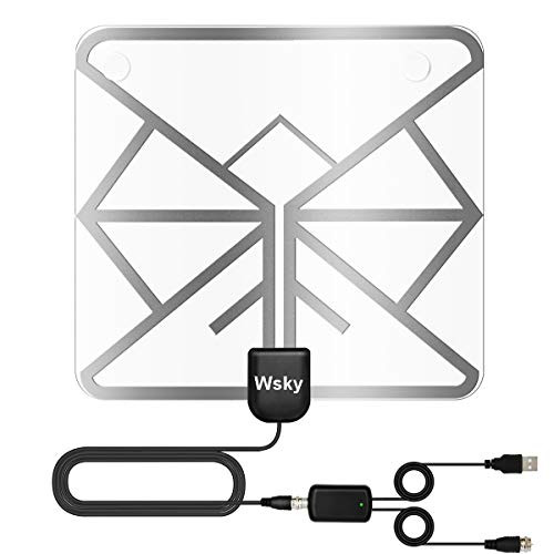 Latest 2020 HDTV Digital Antenna 4K 1080p 100 Mile Range Indoor TV Antenna HD Local Channels Signal Booster Amplifier HDTV Antenna with 16 5Ft Coaxial Cable Latest 2020 HDTV Digital Antenna 4K 1080p 100 Mile Range Indoor TV Antenna HD Local Channels Signal Booster Amplifier HDTV Antenna with 16 5Ft Coaxial Cable