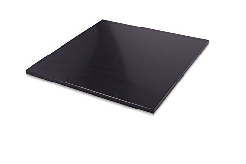 HDPE  High Density Polyethylene  Plastic Sheet 3 4  x 8  x 12 Black Color