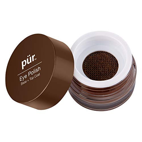 PÜR Eye Polish  Eyeshadow Base and Top Coat  Suede  0 28 Fl Oz