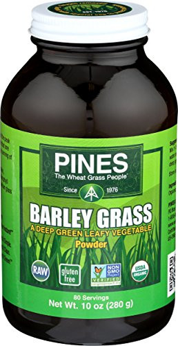 PINES Organic Barley Grass Powder  10 Ounce