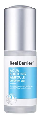 Real Barrier Aqua Soothing Ampoule   1 01 Fl Oz  30ml   Moisture Replenishing Oil Free Ampoule for All Skin Types