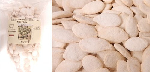 OliveNation Pumpkin Seeds  in the shell  Roasted Salted 32 oz