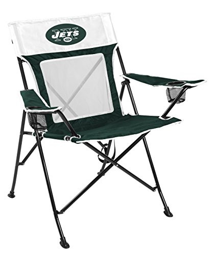 Rawlings NFL Game Changer Large Folding Tailgating and Camping Chair  with Carrying Case  New York Jets