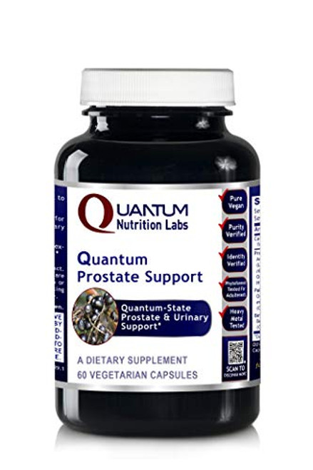 Quantum Prostate Support  60 Vegetarian Capsules   Quantum State Prostate and Urinary Tract Support