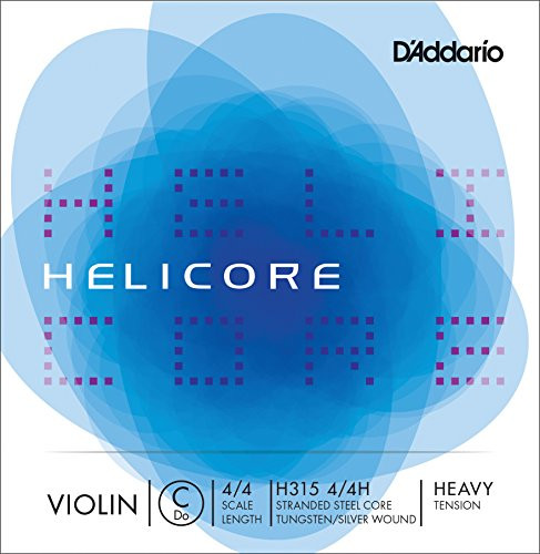D Addario Helicore Violin Single Low C String  4 4 Scale  Heavy Tension