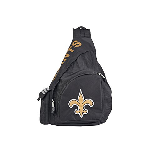 NFL New Orleans Saints  Leadoff  Sling Backpack  20  x 9  x 15