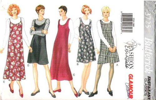 Butterick Sewing Pattern 3725 Misses  Jumper   Top  Size 14 16 18