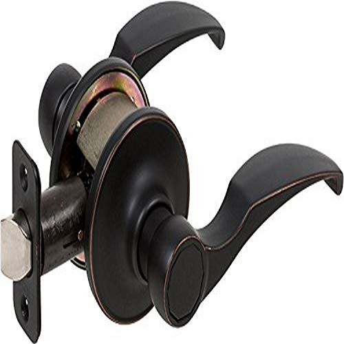 Delaney Hardware 500T KI US10BE G2 Entrance CALLAN2 Kendall Lever with Entrance  Edge Oil Rubbed Bronze