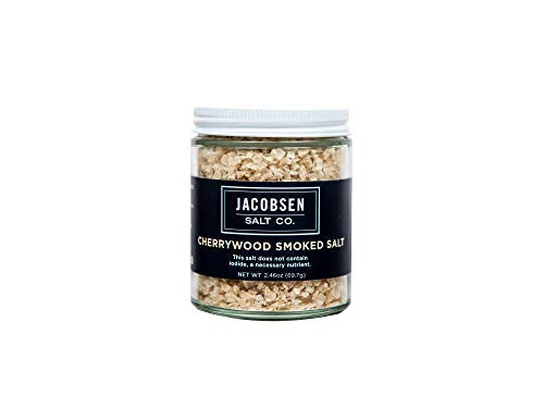 Jacobsen Salt Co Cherry Wood Smoked Sea Salt Jar Jacobsen Salt Co Cherry Wood Smoked Sea Salt Jar