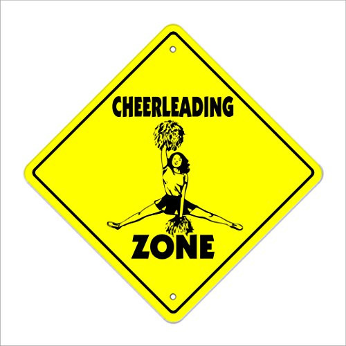 Cheerleading Crossing Sign Zone Xing   Indoor Outdoor   20  Tall Cheerleading Dance Dancing Coach Team Cheer Football