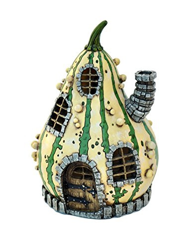 Georgetown Home and Garden Fiddlehead Fairy Striped Gourd House