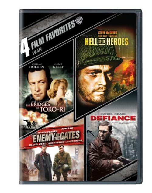 4 Film Favorites War The Bridges At Toko Ri Hell is for Hero s Enemy At The Gates Defiance 4 Film Favorites War The Bridges At Toko Ri Hell is for Hero s Enemy At The Gates Defiance