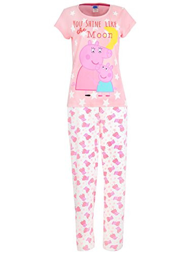 Peppa Pig Womens  Mummy Pig Pajamas   L