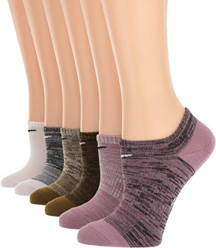 Nike Women s Everyday Lightweight No Show Socks 6 Pair Pack Multicolor 2 Medium