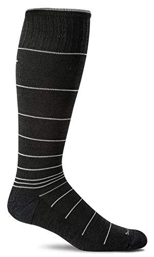 Sockwell Men s Circulator Graduated Compression Socks  Black  Medium Large