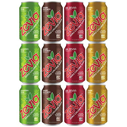 ZEVIA SODA 12 Pack Dr Zevia Ginger Root Beer Mountain Zevia Cream Soda Refreshing Tasty and Naturally Sweetened ZEVIA SODA 12 Pack Dr Zevia Ginger Root Beer Mountain Zevia Cream Soda Refreshing Tasty and Naturally Sweetened