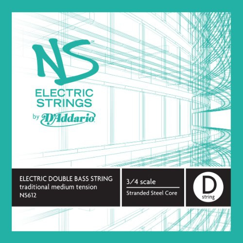 D Addario NS Electric Traditional Bass Single D String  3 4 Scale  Medium Tension