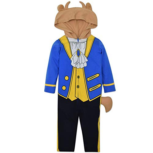 Disney The Beast Prince Baby Boys Costume Coverall with Hood Blue Disney The Beast Prince Baby Boys Costume Coverall with Hood Blue