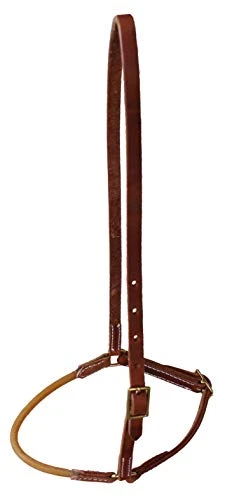 CHALLENGER Horse Amish Horse Western Tack USA Leather Training Cavison Tubing Noseband 975H970