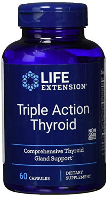 Life Extension Triple Action Thyroid Capsules  60 Count