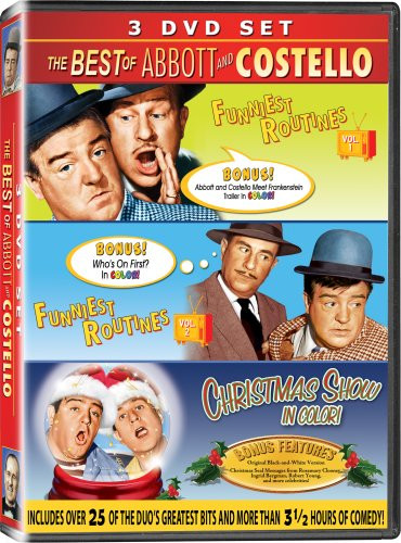 The Best of Abbott   Costello 3PK   IN COLOR   Funniest Routines Vol 1  Funniest Routines Vol 2    The Christmas Show