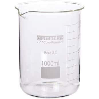Cole Parmer elements AO 34502 54 Cole Parmer Elements Low Form Beaker