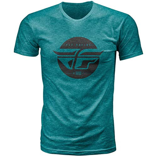 Fly Racing Inversion T Shirt  XX Large   Emerald